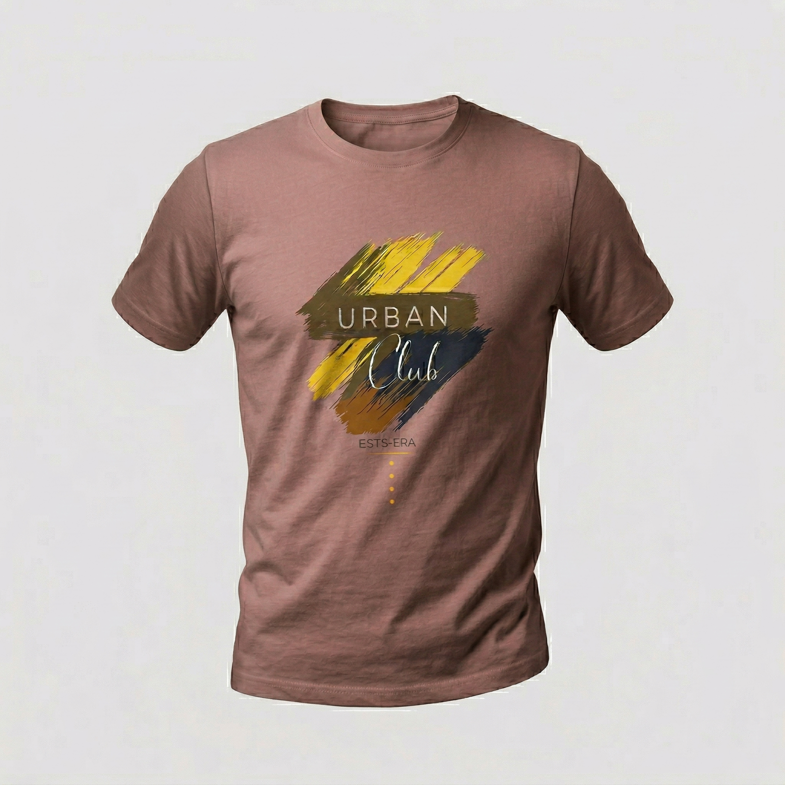 Magical Style Men Beige Cream Minimal Luxe T-Shirt