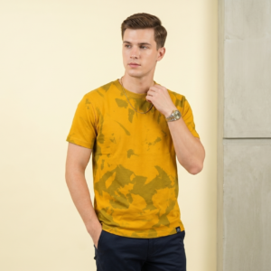 Mustard Yellow Vintage Acid Dot T-Shirt