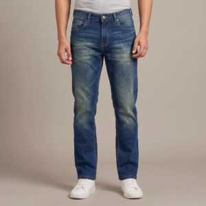 MSJ4.0 Dark Blue Wash Tint: The Fusion – Midnight Maverick Slim Fit Jeans