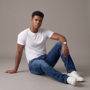 MSJ1.3 Dark Blue Wash: The Fusion – Royal Legend Slim Fit Jeans