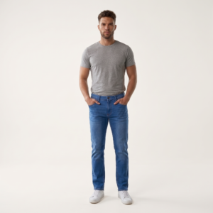 MSJ2.0 Medium Blue Wash — The Fusion: Ocean Rush Slim Fit Jeans